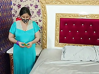 Super-naughty Nabilashehzadi reaches ejaculation while stroking on her own coochie