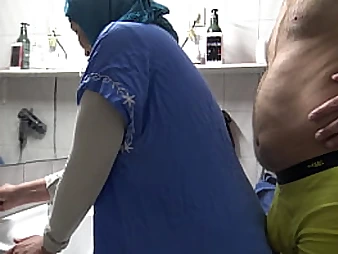 Stepmommysusan gets her hijab torn off while getting plumbed by a German deviant man