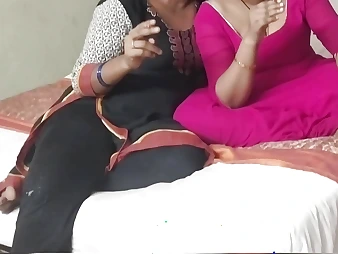 Fiery Indian wifey's best friend in dirty Hindi audio - 3 way fuck-a-thon with wifey's trampy friend