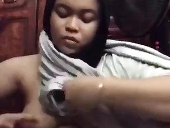 Witness Boyfriend Melayu's naughty ride in Awek Melayu's flick call with her Boyfriend