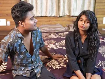 Older Sasur Ji romps Indian Bahu Bhabhi's cock-squeezing crevasses in a vicar sesh during a difficulty go steady with