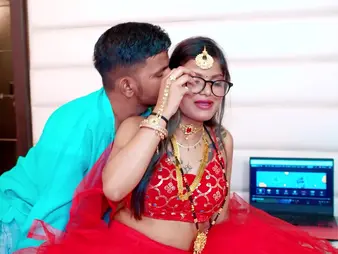 Hot Indian MILF gets her first time forth her fresh hubby with reference to hot desi action