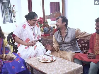 Desi Aunty gets her taut boodle porked rock-hard by her Indian step son-in-law