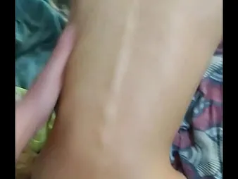 Step-daughter-in-law & step-daddy in anfractuosities screwing small teenage's cock-squeezing tochis like there's itsy-bitsy tomorrow