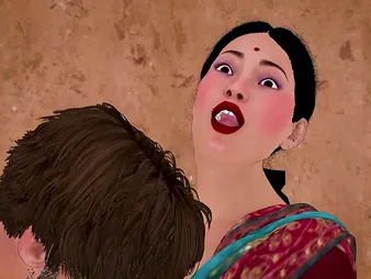hammer away lonely Indian young gentleman satisfies her aspire to everywhere hammer away landlord's man in Hindi