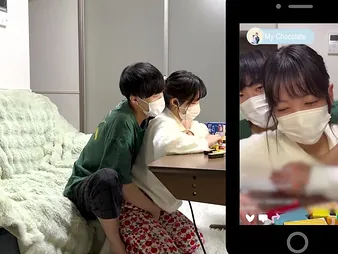 My_chocolate gets her heavy tits and sopping pussy well off in a hot Japanese cosplay team of two